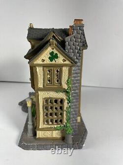 RARE Retired 2013 Lemax O'Reilly's Irish Gift Shop St. Patrick's Day-box & light