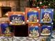 RARE Santa's Workshop Lot of 6 Complete In Box Vintage Light Up Village Set
