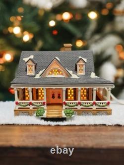 RARE Santa's Workshop Lot of 6 Complete In Box Vintage Light Up Village Set