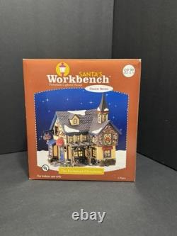 RARE Santa's Workshop Lot of 6 Complete In Box Vintage Light Up Village Set