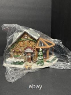 RARE Santa's Workshop Lot of 6 Complete In Box Vintage Light Up Village Set
