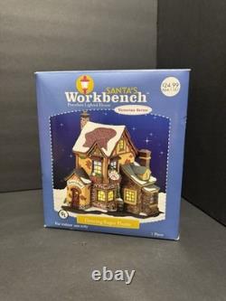 RARE Santa's Workshop Lot of 6 Complete In Box Vintage Light Up Village Set