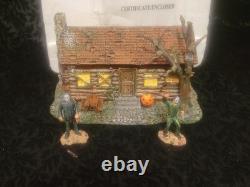 RARE Vintage Hawthorne Village Friday the 13th Camp Crystal Lake Cabin with COA