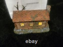 RARE Vintage Hawthorne Village Friday the 13th Camp Crystal Lake Cabin with COA