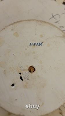 RARE Vtg PUTZ Japan Cardboard Mica Christmas House Santa Chimney Music Box READ