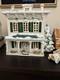 RARE Walter Brockmann Ceramic Cupola Mansion 1977 White Brick Snow House