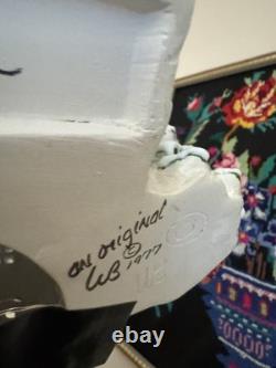 RARE Walter Brockmann Ceramic Cupola Mansion 1977 White Brick Snow House