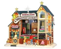 RISING STAR CHRISTMAS COOKIE BAKERY Lemax Christmas Village Building NIB