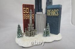 (Rare) 2011 Hawthorne Village Chicago Bears Skyline Sculpture Number #A0025