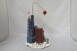 (Rare) 2011 Hawthorne Village Chicago Bears Skyline Sculpture Number #A0025