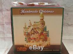 Rare Cracker Barrel Fiber Optic Gingerbread House Christmas Display New In Box