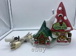 Rare Department 56 North Pole Series 4044836 The Happy Gnome Pub AMAZING CONDI