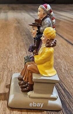 Rare Dept 56 Christmas Story Watching The Parade Ralphie To The Rescue Lot Of 2