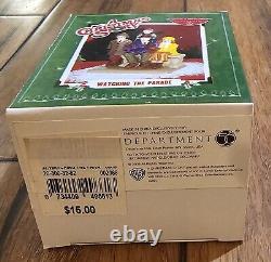 Rare Dept 56 Christmas Story Watching The Parade Ralphie To The Rescue Lot Of 2
