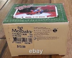 Rare Dept 56 Christmas Story Watching The Parade Ralphie To The Rescue Lot Of 2