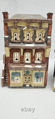 Rare Dept 56 Snow house Series Governor Mansion 1985 Lot Of 5