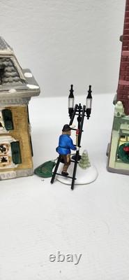 Rare Dept 56 Snow house Series Governor Mansion 1985 Lot Of 5