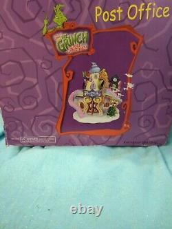 Rare Dept 56 Whoville Post Office The Grinch Stole Christmas Light Up Village