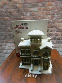 Rare Enesco Its A Wonderful Life Lighted Bedford Falls Henry F. Potter Mansion