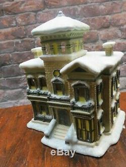 Rare Enesco Its A Wonderful Life Lighted Bedford Falls Henry F. Potter Mansion