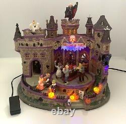 Rare LEMAX SPOOKY TOWN 2008 HALLOWEEN PARTY Lights No Sound As Is Read