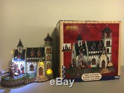 Rare Lemax Christmas Village Church of the Nativity Animated Musical In Box