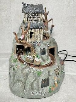 Rare Lemax Spooky Town Dead Man's Mine Halloween animated sound lighted