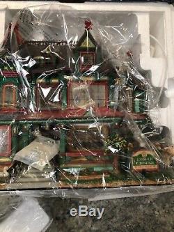 Rare New Lemax 12 Days Of Christmas Manor Musical Lighted Village House 2009