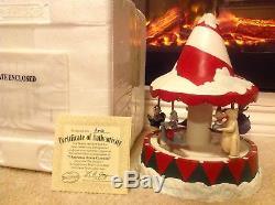 (Rare) Nightmare Before Christmas Hawthorne Village Christmas Town Carousel