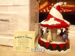 (Rare) Nightmare Before Christmas Hawthorne Village Christmas Town Carousel