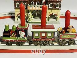 Rare Villeroy & Bock Toiys Village Train Station Depot Christmas Set In Box