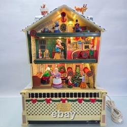 Rare Vintage 1995 Mr. Christmas Santa's Musical Workshop Music Lights Animation