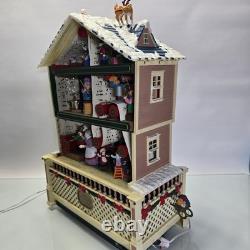 Rare Vintage 1995 Mr. Christmas Santa's Musical Workshop Music Lights Animation
