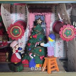Rare Vintage 1995 Mr. Christmas Santa's Musical Workshop Music Lights Animation