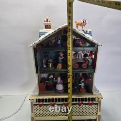 Rare Vintage 1995 Mr. Christmas Santa's Musical Workshop Music Lights Animation
