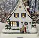 Rare Vintage 2 Sided Lighted Ceramic House, Hand Painted, 15 Inch High, 15 W