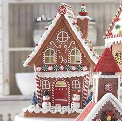 Raz Imports 13 Gingerbread Christmas Village Candy House