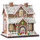 Raz Imports Kringle Candy Co. 12.25 Gingerbread Lighted House