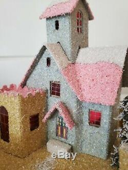 Reproduction Vintage Putz House Christmas Village