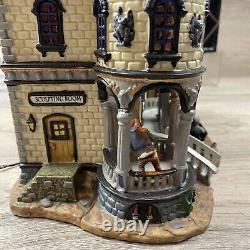 Retired 2003 Lemax Spooky Town House of Wax Animated Halloween Horror Decor