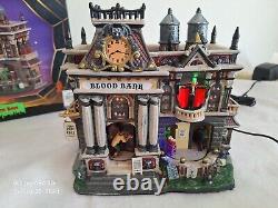 Retired 2005 Lemax Spooky Town Collection The Blood Bank 55239 Halloween new