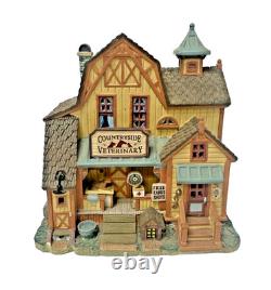 Retired 2007 Lemax Ltd Ed. COUNTRYSIDE VETERINARY Harvest Crossing withbox #75533