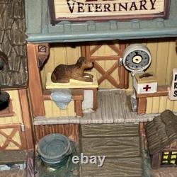 Retired 2007 Lemax Ltd Ed. COUNTRYSIDE VETERINARY Harvest Crossing withbox #75533