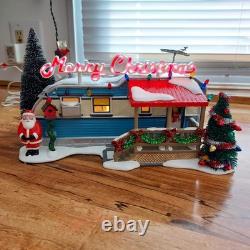 Retired Dept 56 Camper Lot 56 Christmas Court Snow Village 2003 IOB Exc cond