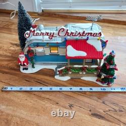 Retired Dept 56 Camper Lot 56 Christmas Court Snow Village 2003 IOB Exc cond