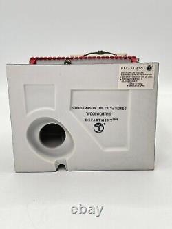 Retired Dept. 56 Christmas in the City #59249 WOOLWORTH'S Original Box & Sleeve