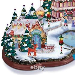 Rudolph'S Christmas Cove Illuminated Village Sculpture