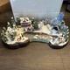 Rudolph's Christmas Cove Illuminated Village Sculpture RARE a+