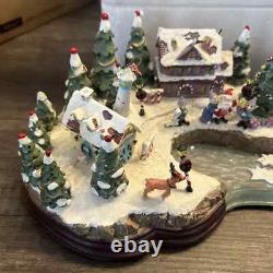 Rudolph's Christmas Cove Illuminated Village Sculpture RARE a+