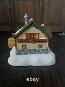 SEE VIDEO Dept 56 Animated Gondola Ski Lift Mountain Cable Car Christmas Village